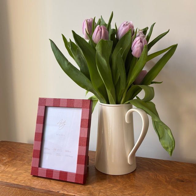 Covent Club Checkered Photo Frame