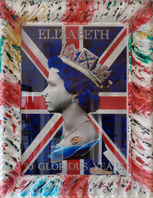 Elizabeth 70 Glorious Years - Colour Splash