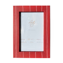 Red Mortlake Stripe Photo Frame