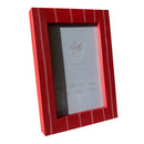 Red Mortlake Stripe Photo Frame
