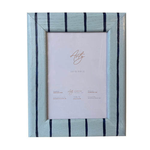 Bedford Blueprint Stripe Photo Frame