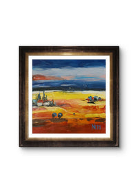 Blue Trees on Burning Soil