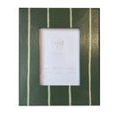 Brompton Green Stripe Photo frame