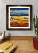 Blue Trees on Burning Soil