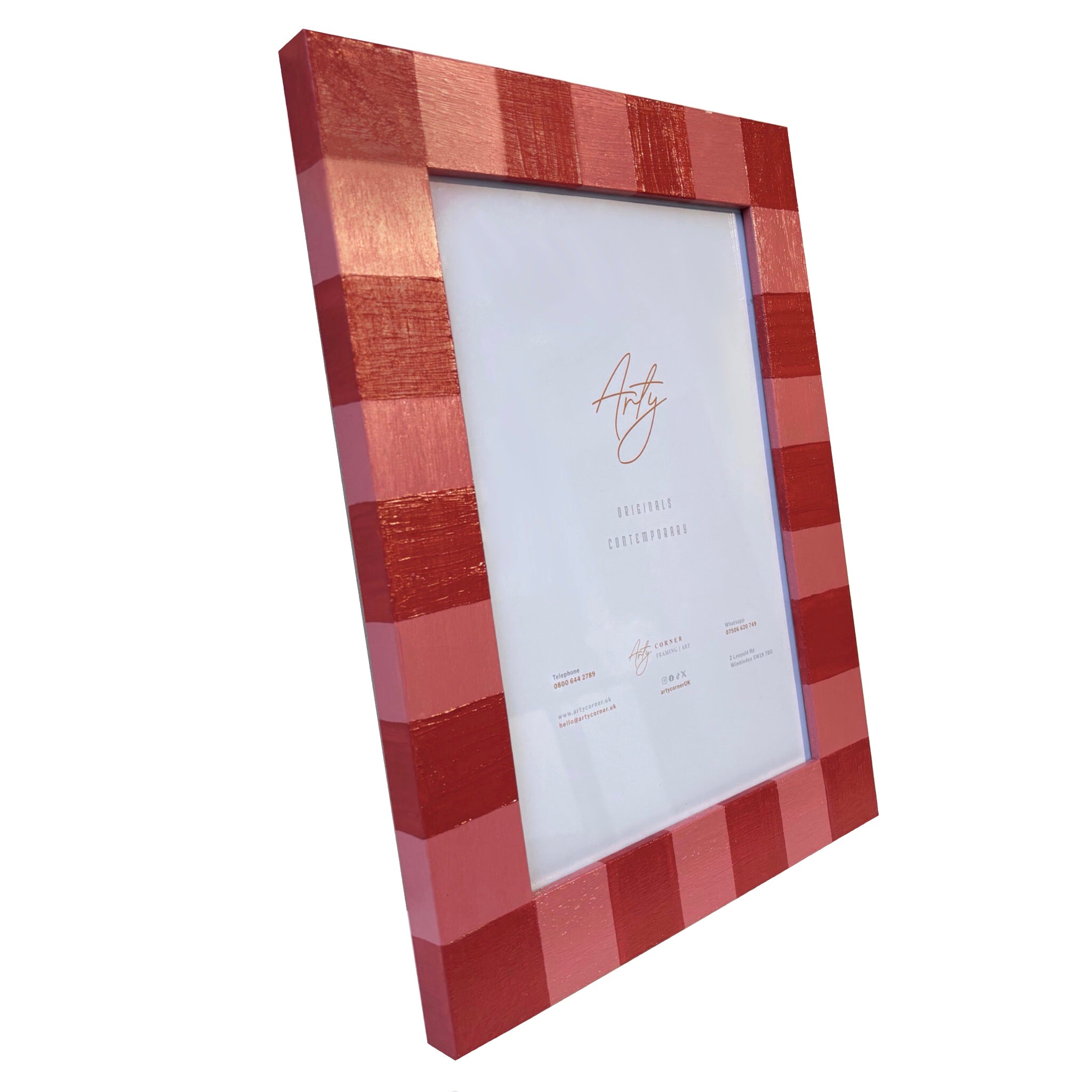 Covent Club Checkered Photo Frame