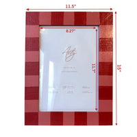 Covent Club Checkered Photo Frame