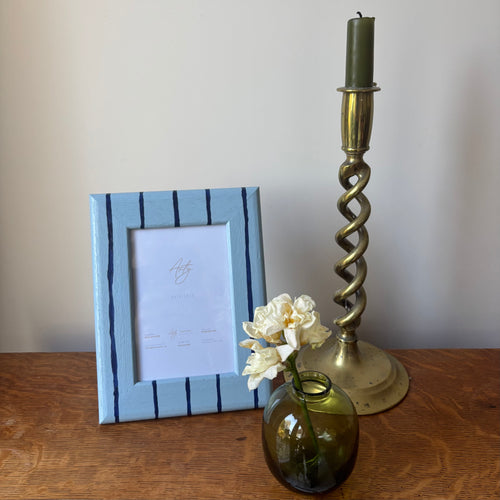 Bedford Blueprint Stripe Photo Frame