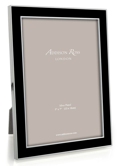 Black Enamel Photo Frame