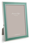 Duck Egg Thin Contemporary Enamel Photo Frame