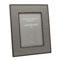 Faux Storm Rattan Photo Frame