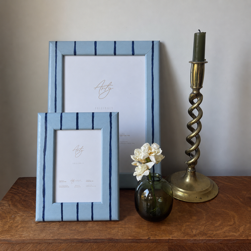 Bedford Blueprint Stripe Photo Frame