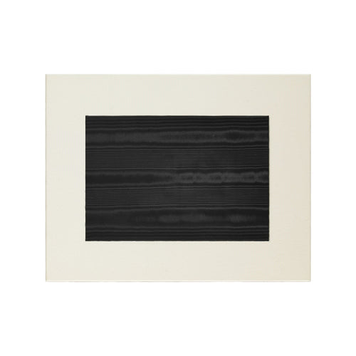 Ivory Landscape Leather Frame 7x5 showcasing a sleek black photo insert against a cream backdrop.