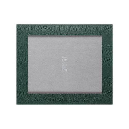 Jubilee landscape photograph frame in green lizard print texture for 10x8 photos, ideal for personalized gifts.