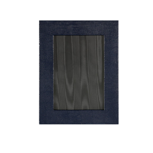 Jubilee Portrait Photograph Frame 6x4 in lizard print embossed card, suitable for portrait or landscape images.