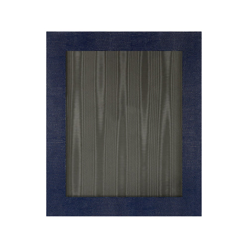 Jubilee Portrait Photograph Frame 10x8 in lizard print design with suede lined back