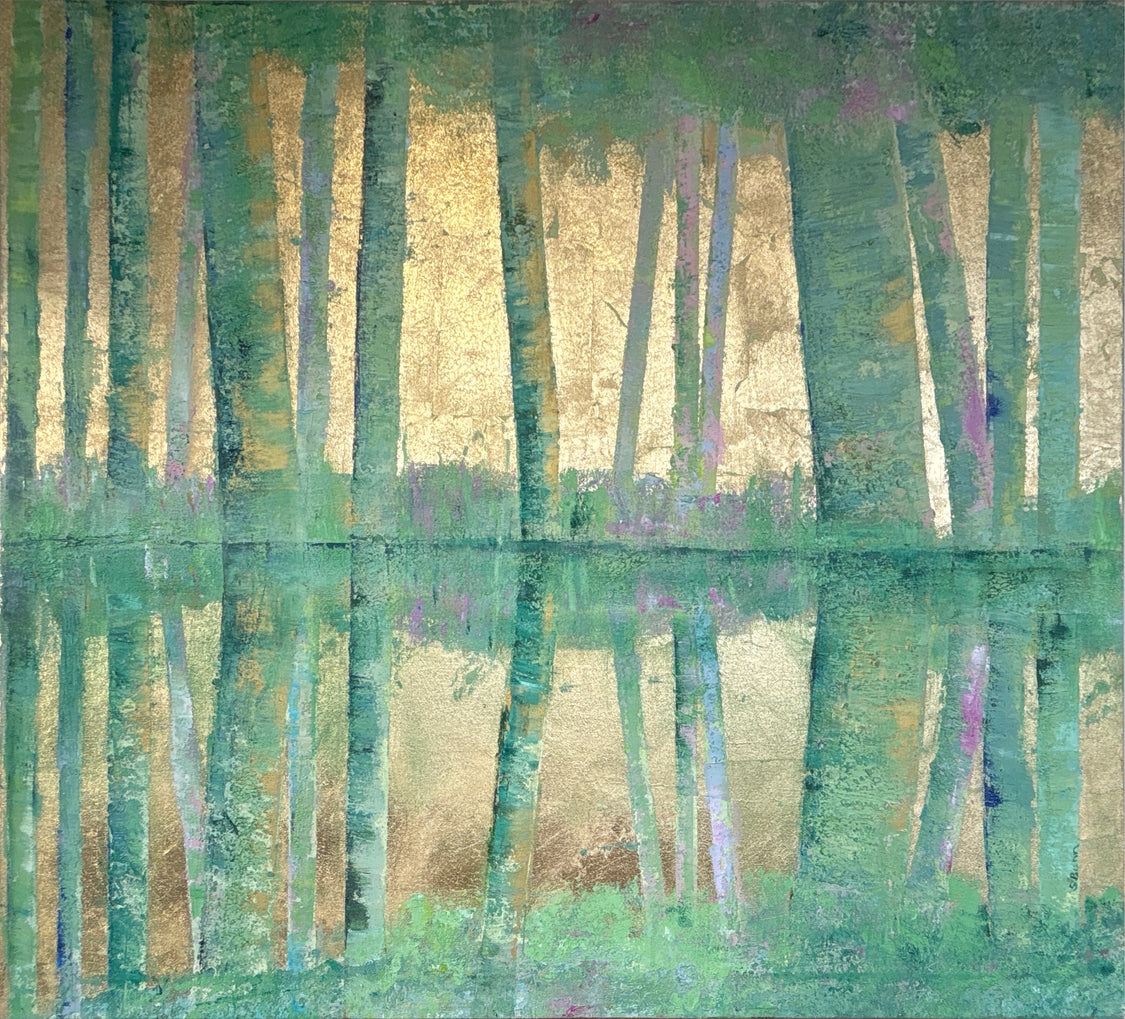 Watery Reflections, Emerald
