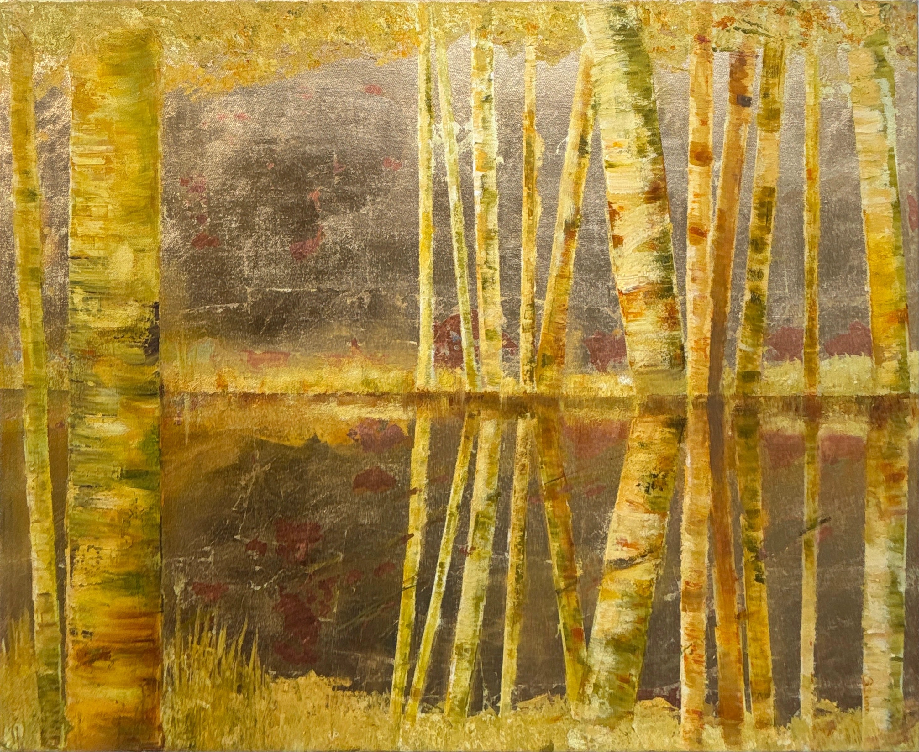 Watery Reflections, Golden