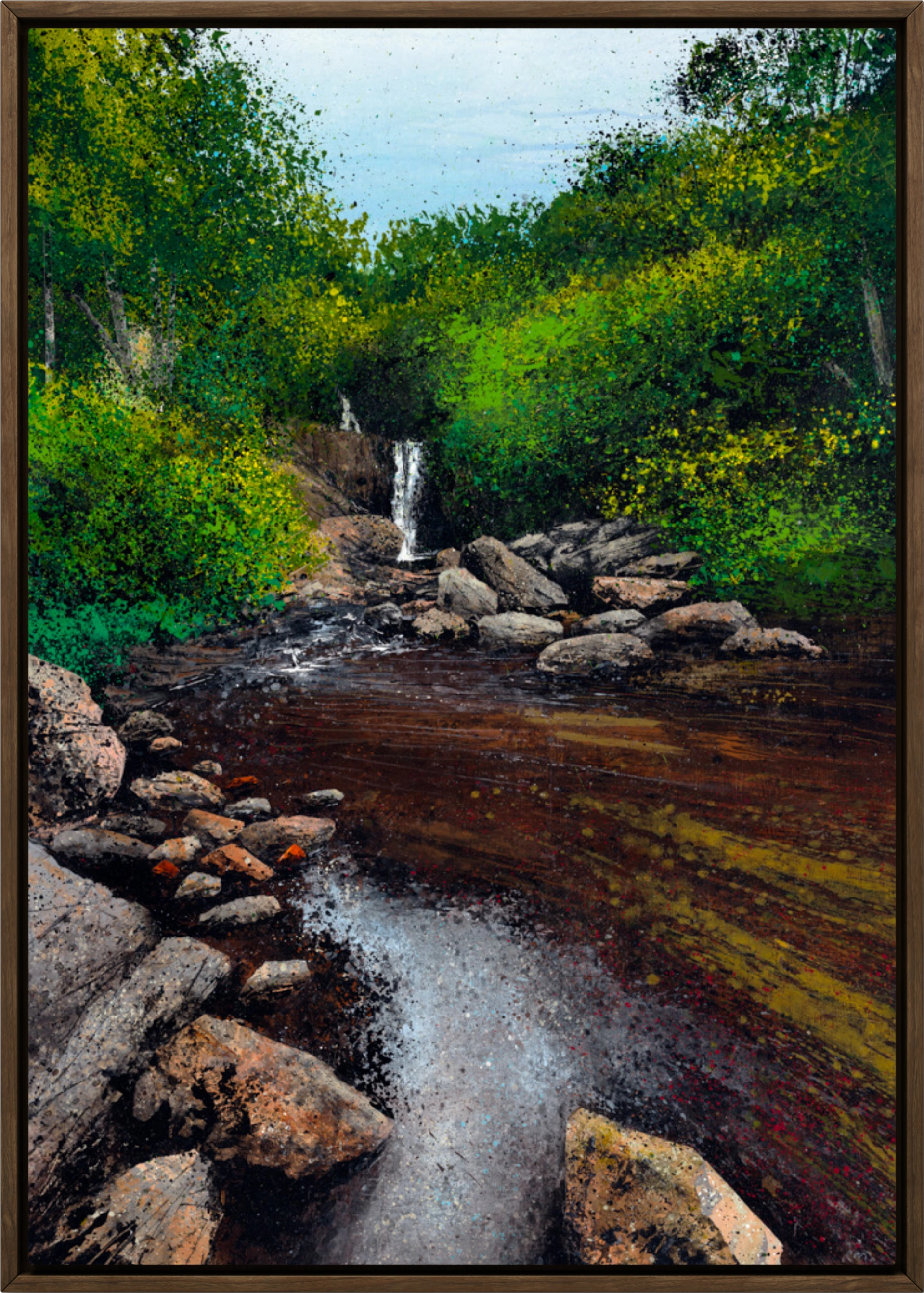 Towards the falls