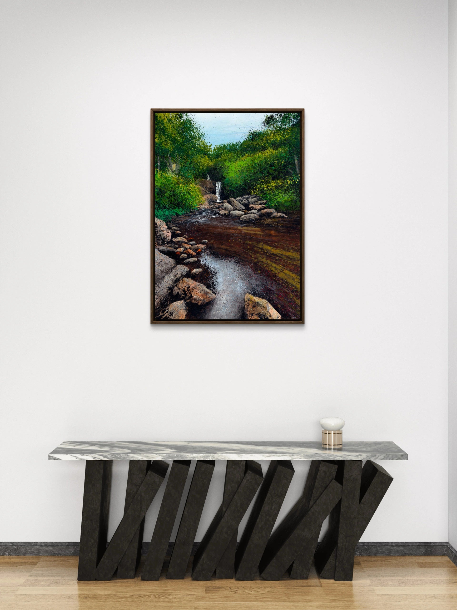 Towards the falls