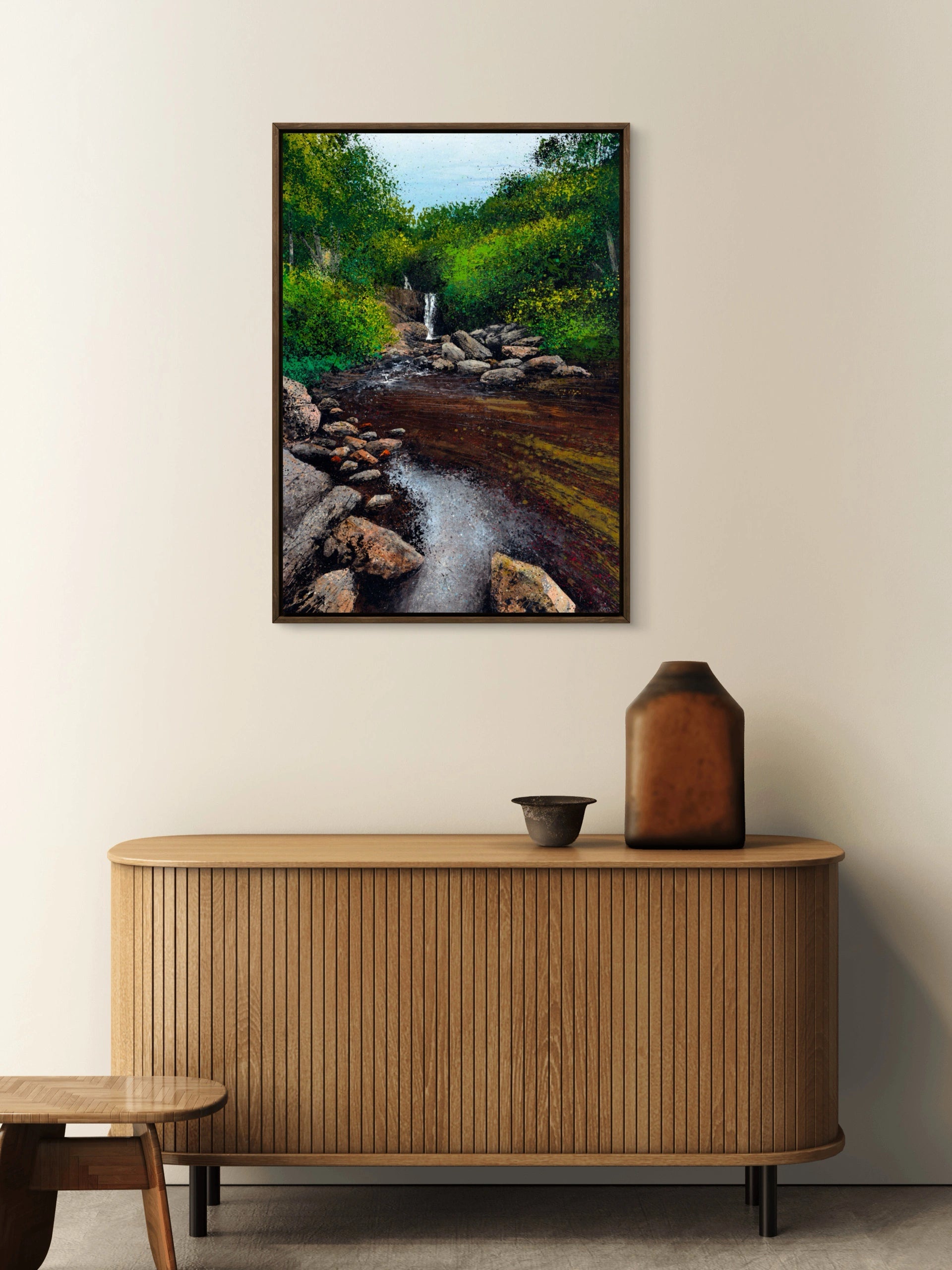 Towards the falls